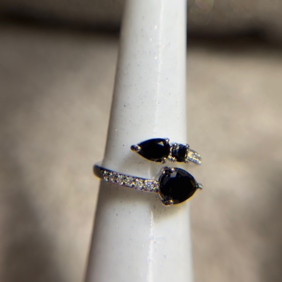 Bomb Party Jewelry - NWT BP rhodium plating ring THE OPEN FLAME size 6